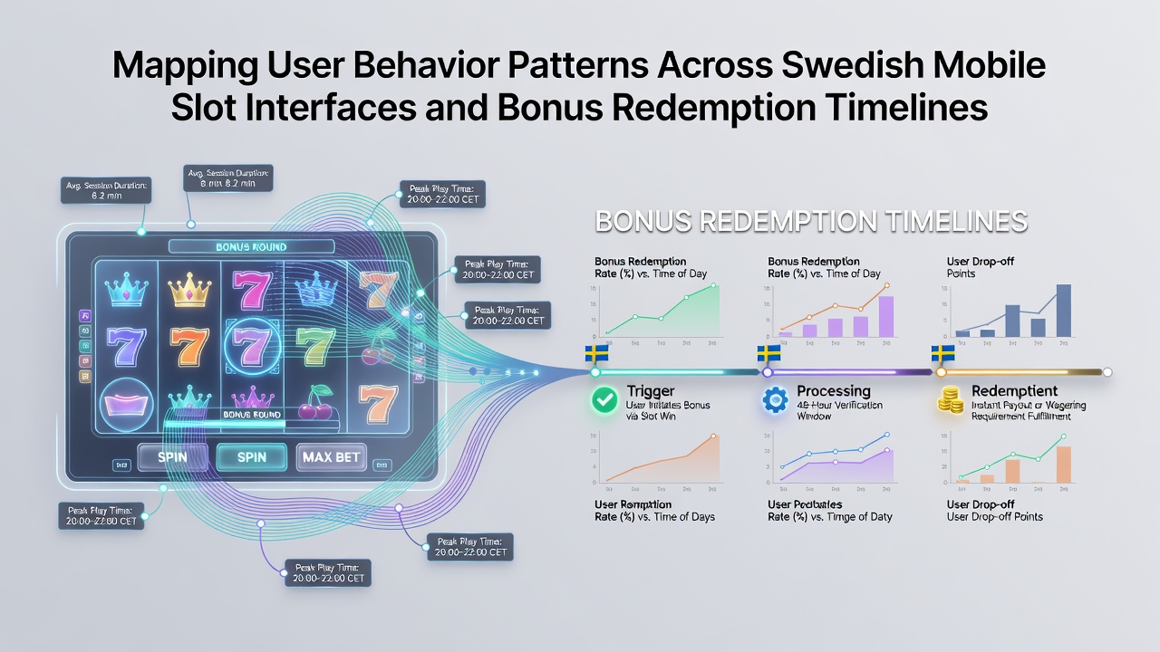 Mapping User Behavior Patterns Across Swedish Mobile Slot Interfaces and Bonus Redemption Timelines