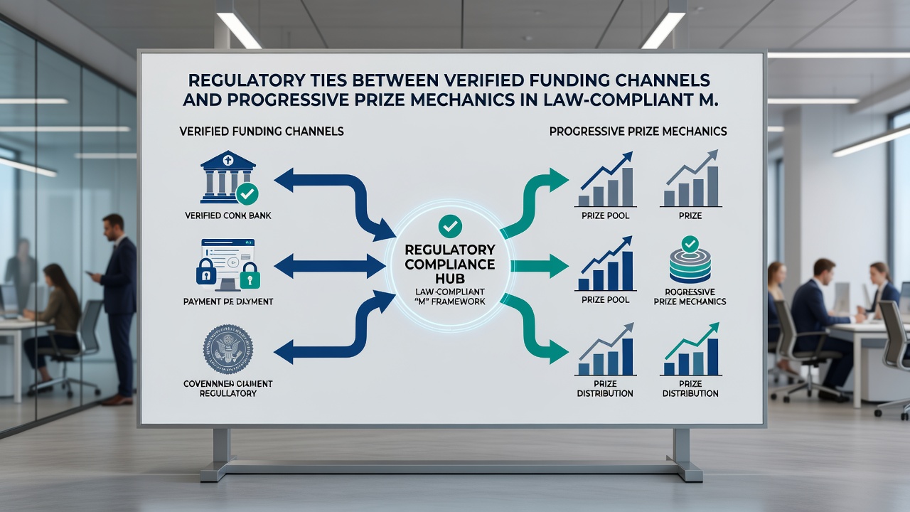Mobile app interface illustrating secure funding verification steps before progressive jackpot contributions
